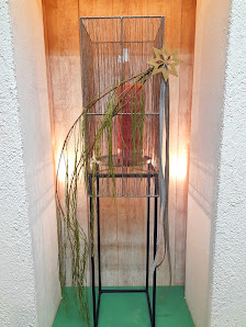 Grüne Kunst Blumen mit Stil