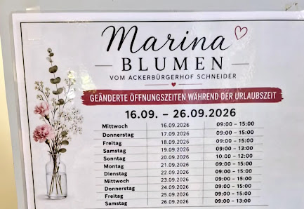 Marina Blumen vom Ackerbürgerhof Schneider