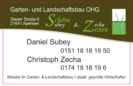 GaLaBau Schöne Zeiten oHG Subey & Zecha