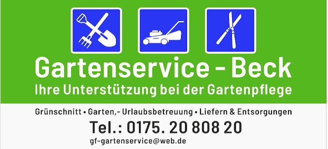 Gartenservice-Beck - Unterstützung bei der Gartenarbeit / Grundstückspflege