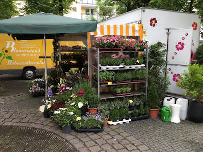 Blumenstand am Hohenzollernplatz