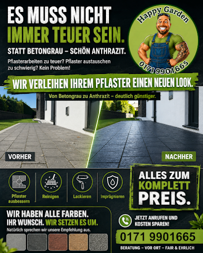 Garten und Landschaftsbau Happy Garden 27305 Winterdienst Pflaster Gartenpflege