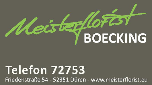 MEISTERFLORIST Boecking