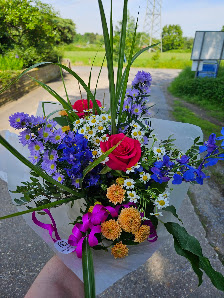 Blumen Uhl