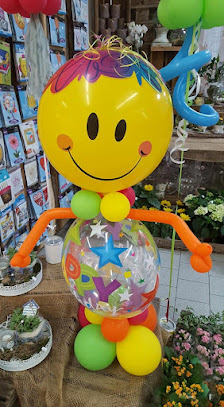 Blumentopf Blumen & Ballons