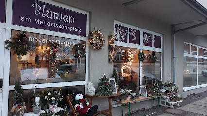 Blumen am Mendelssohnplatz