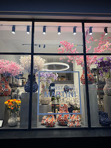 Florist Eric Martini und Team, des Pots Keramik und Schnittblumen