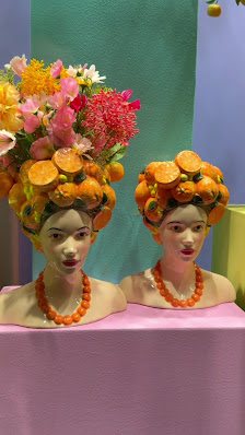 Florist Eric Martini und Team, des Pots Keramik und Schnittblumen