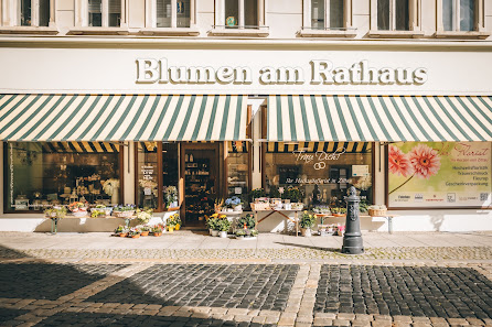 Blumen am Rathaus