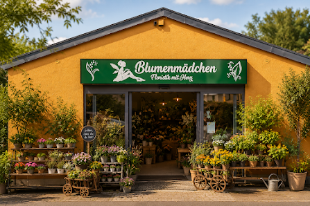 Blumenmädchen Floristik mit Herz