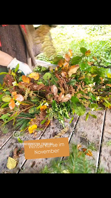 Die Blumenbinderin Kurse / Workshopleiterin Dominique Brübach und ihre NaturWerkstatt