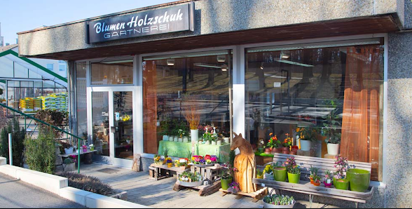 Holzschuh Blumen