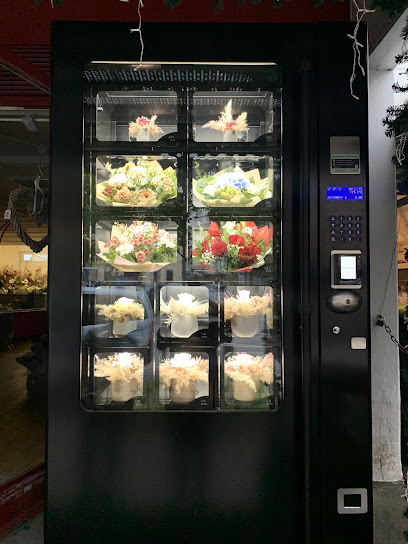 Blumenautomat 24/7 Blumenladen Blumen Pforzheim Floristik Lange