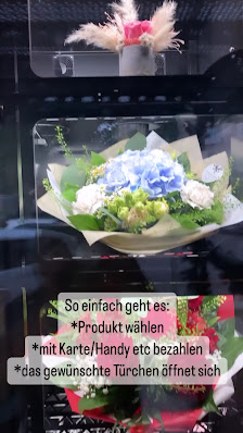 Blumenautomat 24/7 Blumenladen Blumen Pforzheim Floristik Lange