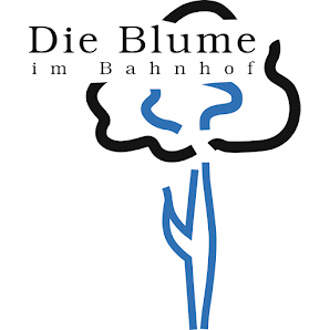 Die Blume im Bahnhof